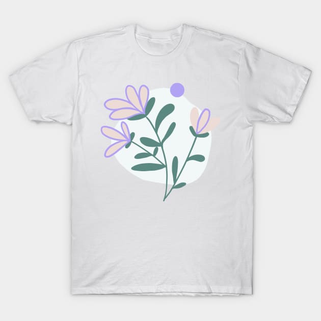 Naive cute flowers T-Shirt by JakoRila